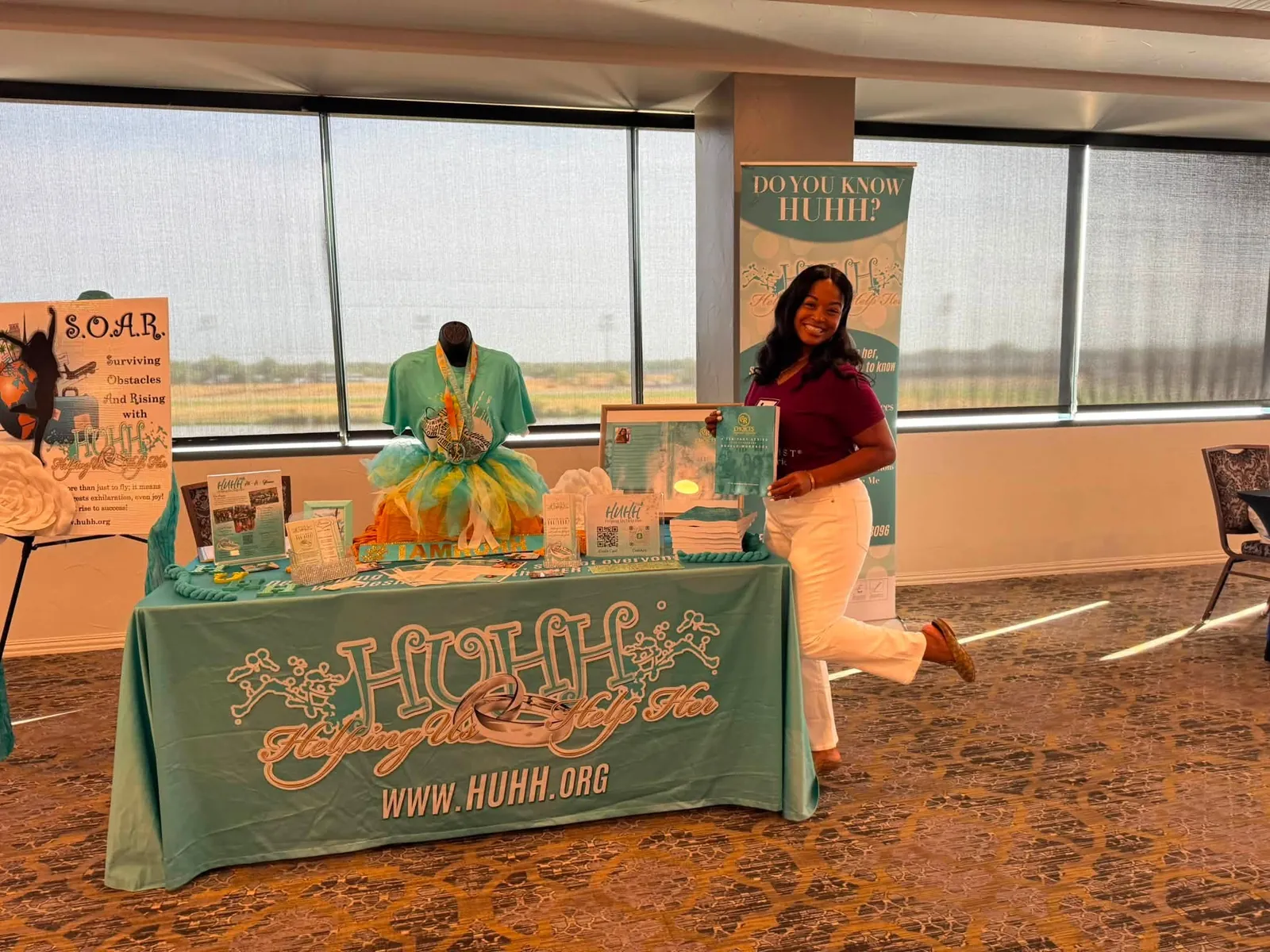 The HUHH table display at Dream It Be It